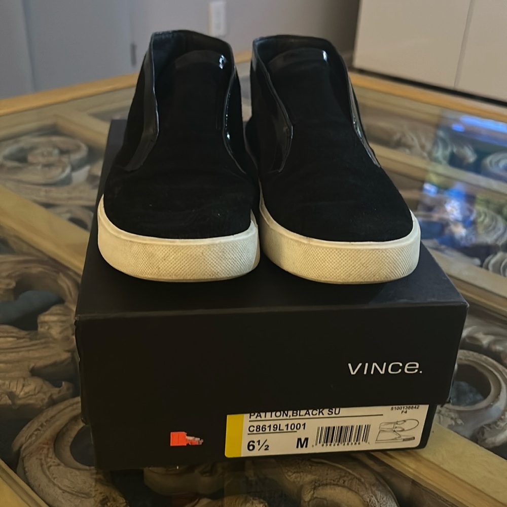 Vince Patton black suede. Size 6.5